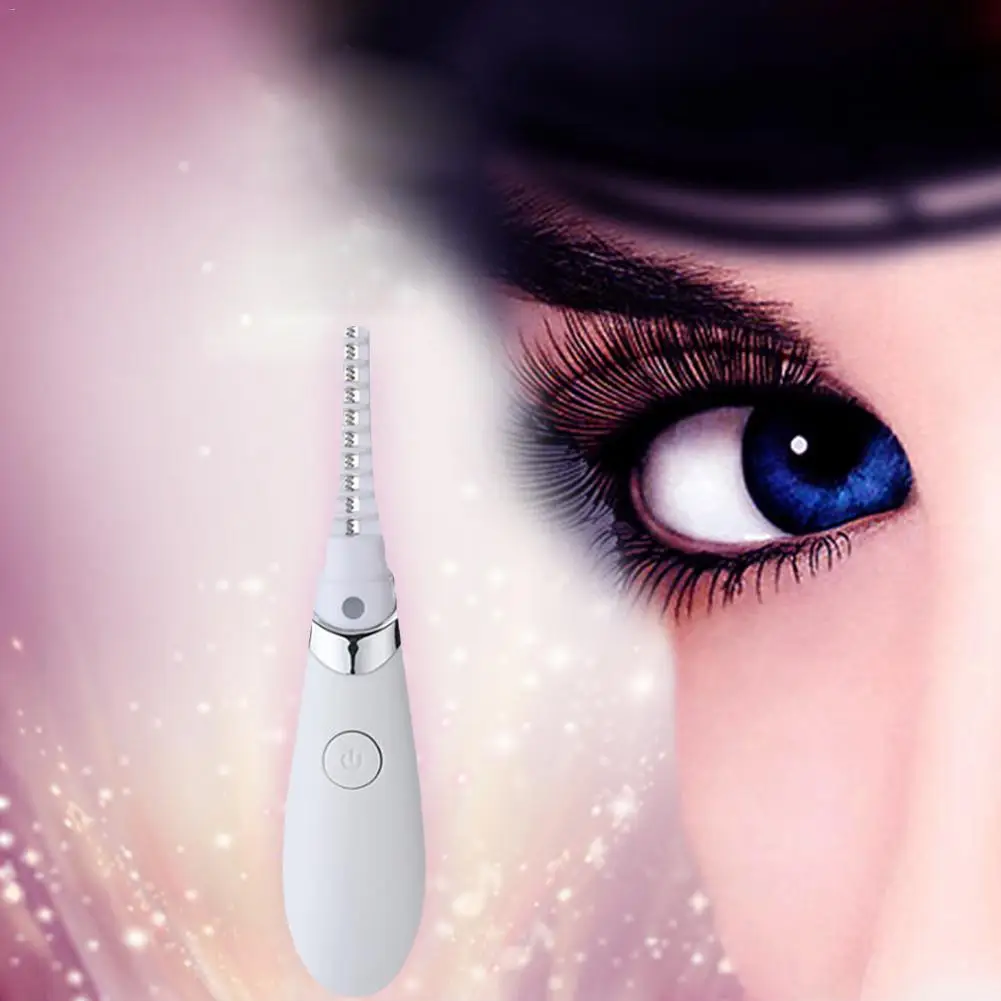 

Mini USB Rechargeable Electric Heated Eyelash Long-Lasting Electric Ironing Eyelash Curler Device