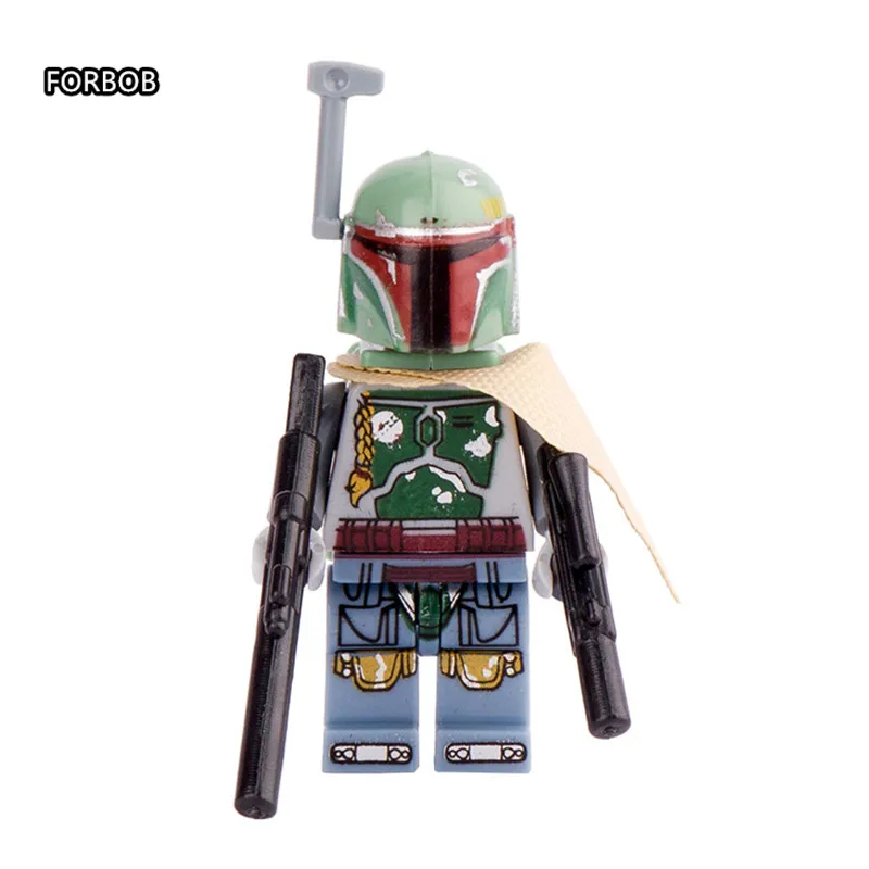 Compatible Legoing Star Wars Boba Fett Minifigs Figurines Building Blocks Toys 2019 New Star Wars Boba Fett Assembling Figures