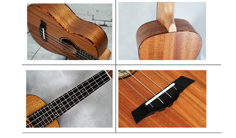 Высокое качество Гавайские гитары укулеле 4 струны Гавайская гитара 23/26 дюймов шпон укулеле Chibson акустическая гитара с грифом из палисандра