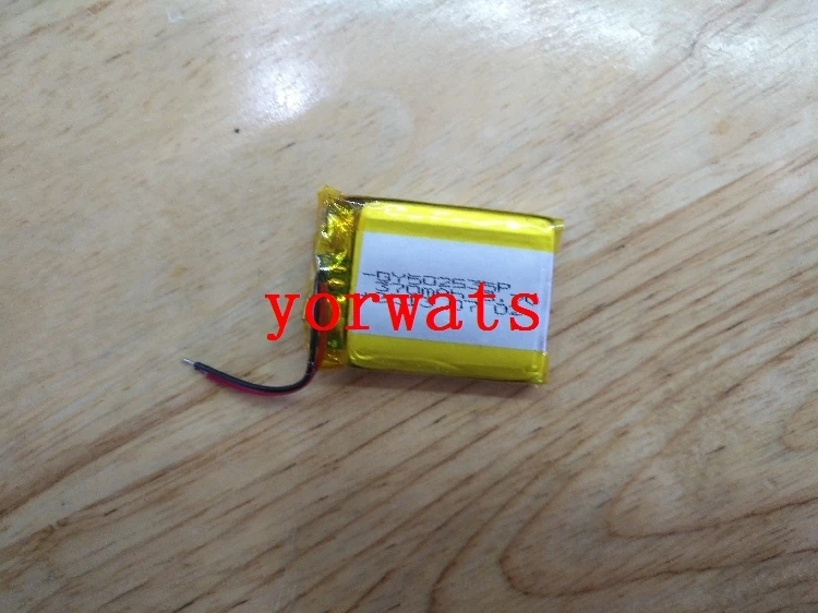 New Hot A Rechargeable Li-ion Cell 3.7V polymer lithium battery 502535 370mah direct sale | Электроника