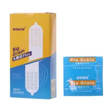 10 PCS Dotted Thread Ribbed G Point Latex Condoms Contraceptives Big Particle Spike Condom for Men Sex Products 10 PCS Dotted Thread Ribbed G Point Latex Condoms Contraceptives Big Particle Spike Condom for Men Sex Products