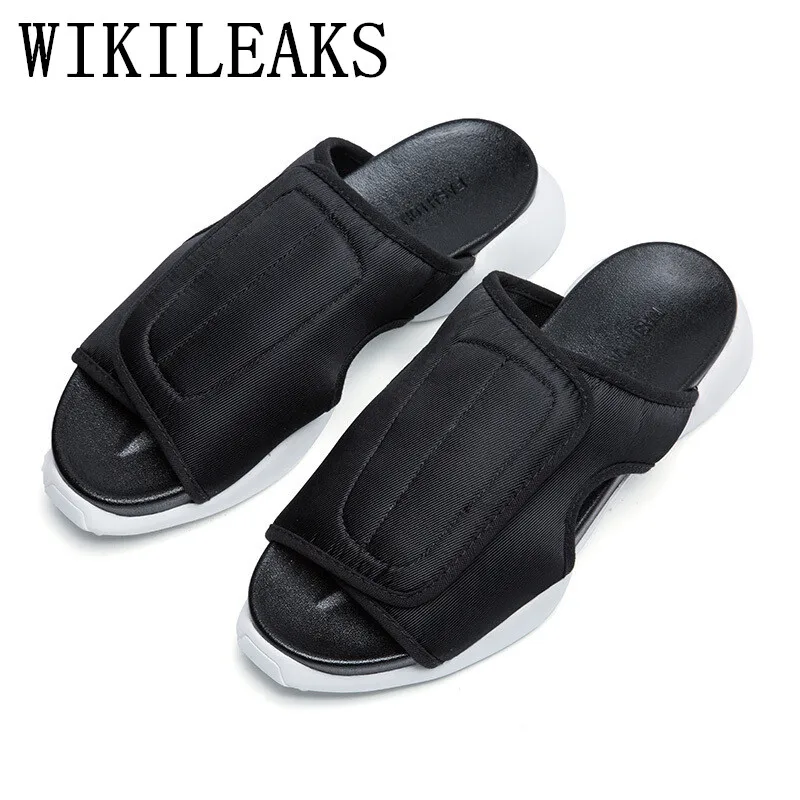 Designer Version Herren Sommer Strand Sandalen Luxus Marke Plattform Casual Schuhe Männer Flache Hausschuhe zapatos hombre chinelo masculino