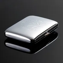 Ультратонкая металлическая коробка для сигарет