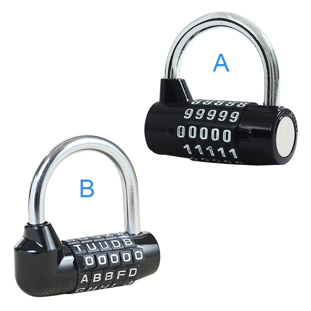

5 Digit Combination Padlock Waterproof Bicycle Suitcase Luggage Backpack Storage Cabinets Lock CLH@8