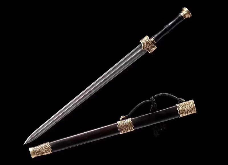 Handmade Japanese Samurai Sword Hand fine polished Katana Oil Quenched Damascus Folded Steel Full Tang Blade Very Sharp