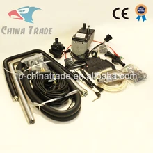 5KW 12V Diesel Liquid Parking Heater Universal Car Heater Auto Water Heater water pump outside
