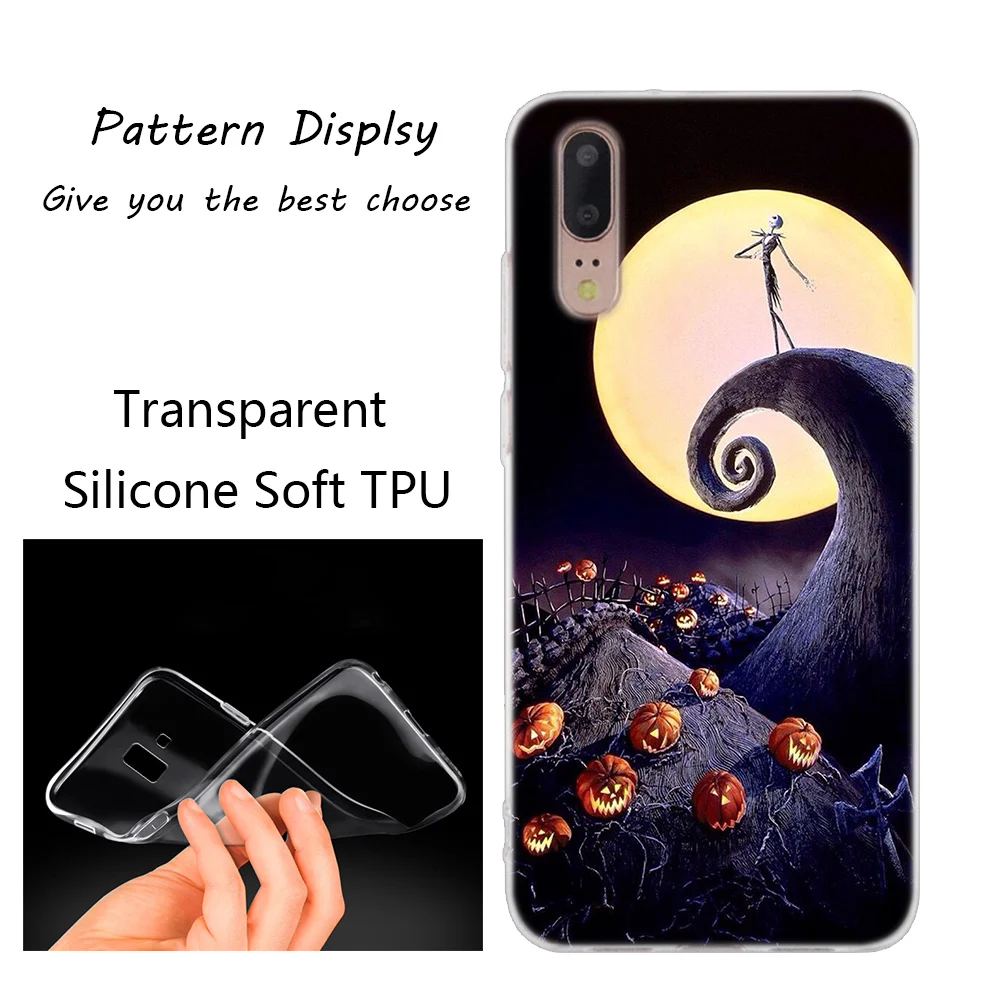 Мягкий силиконовый чехол Jack skellington для huawei P30 P20 P10 P9 P8 Lite P30 P20 Pro Mini P Smart Plus Модный чехол - Цвет: 007