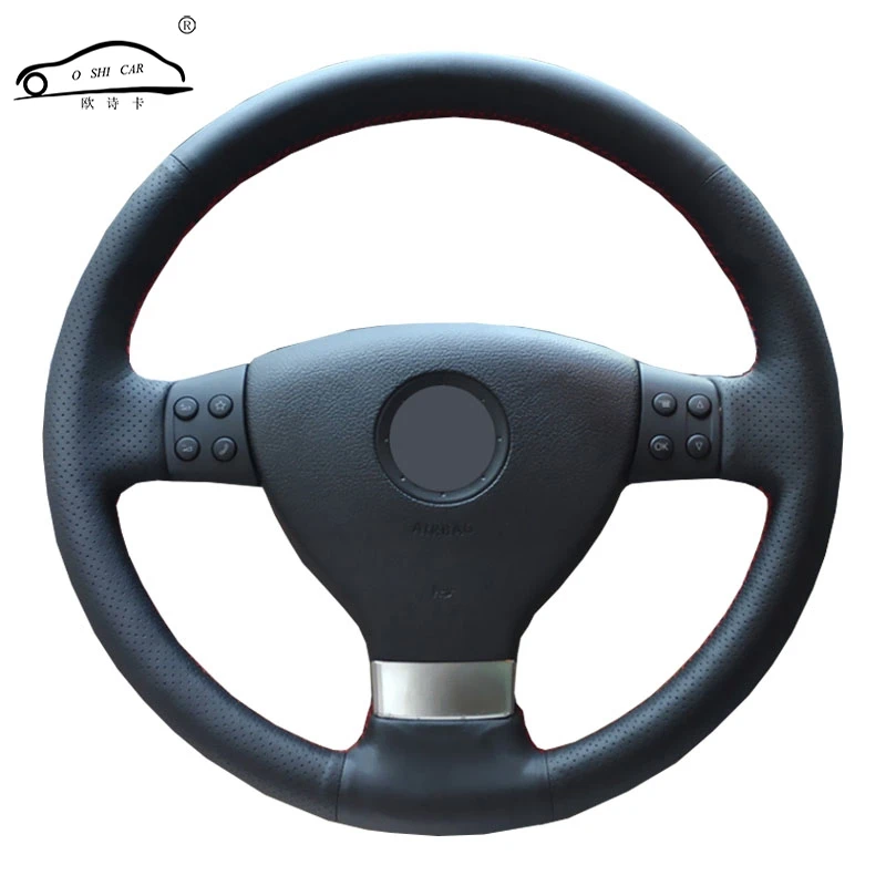 Steering wheel braid for Volkswagen Golf 5 Mk5 VW Passat B6 Jetta 5 Mk5 Tiguan 2007-2011/Custom made Steering cover Steering wheel braid for Volkswagen Golf 5 Mk5 VW Passat B6 Jetta 5 Mk5 Tiguan 2007-2011/Custom made Steering cover