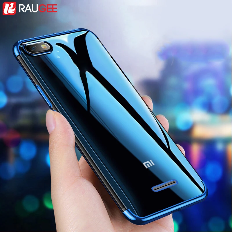 Прозрачный чехол для Xiaomi Redmi 6A Бампер Тонкий Platint прозрачный ТПУ силиконовый 6 A