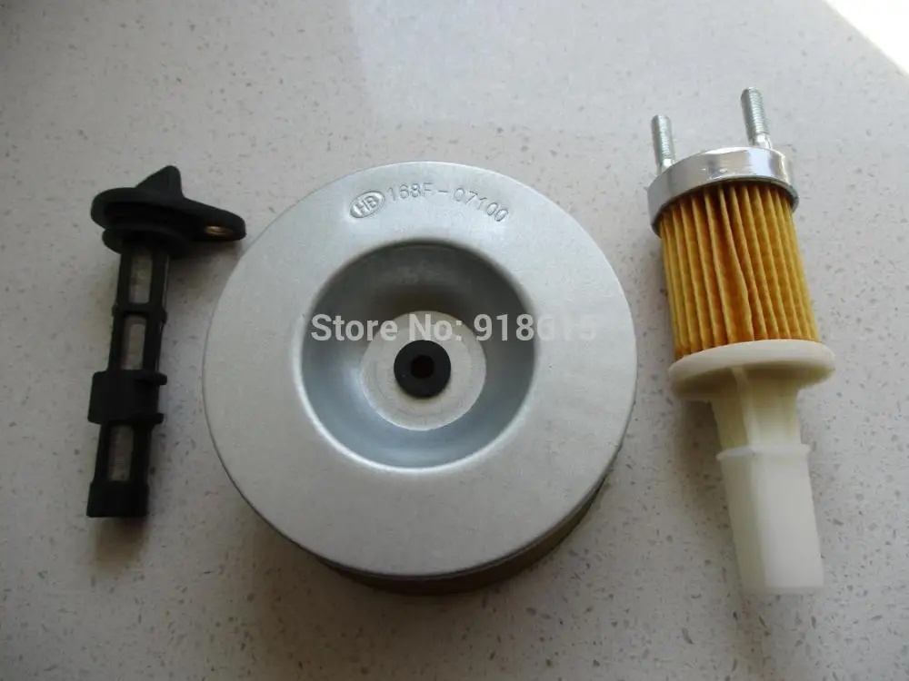 Filtro de ar Filtro de Óleo Filtro de Combustível Peças da Bomba de Gerador Kipor Diesel Kde2200x Km170f Kdp20 168f-07100
