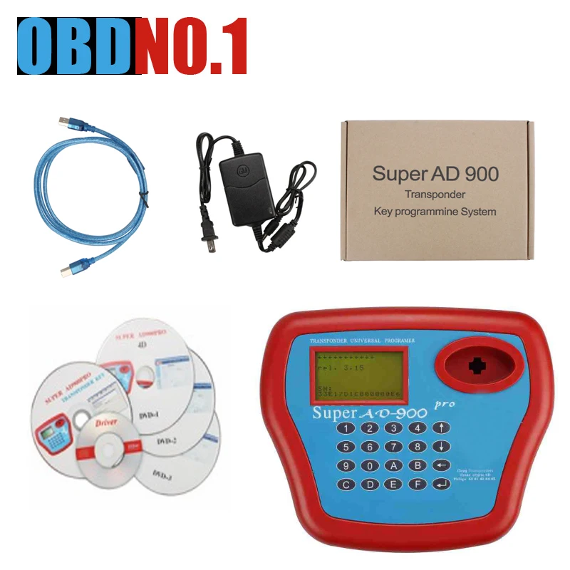 

ZOLIZDA Super AD900 Pro Key Programmer Newest V3.35 AD 900 Key Duplicator for 11,12,13,T5,33,40,41,42,44,45,4C Chips