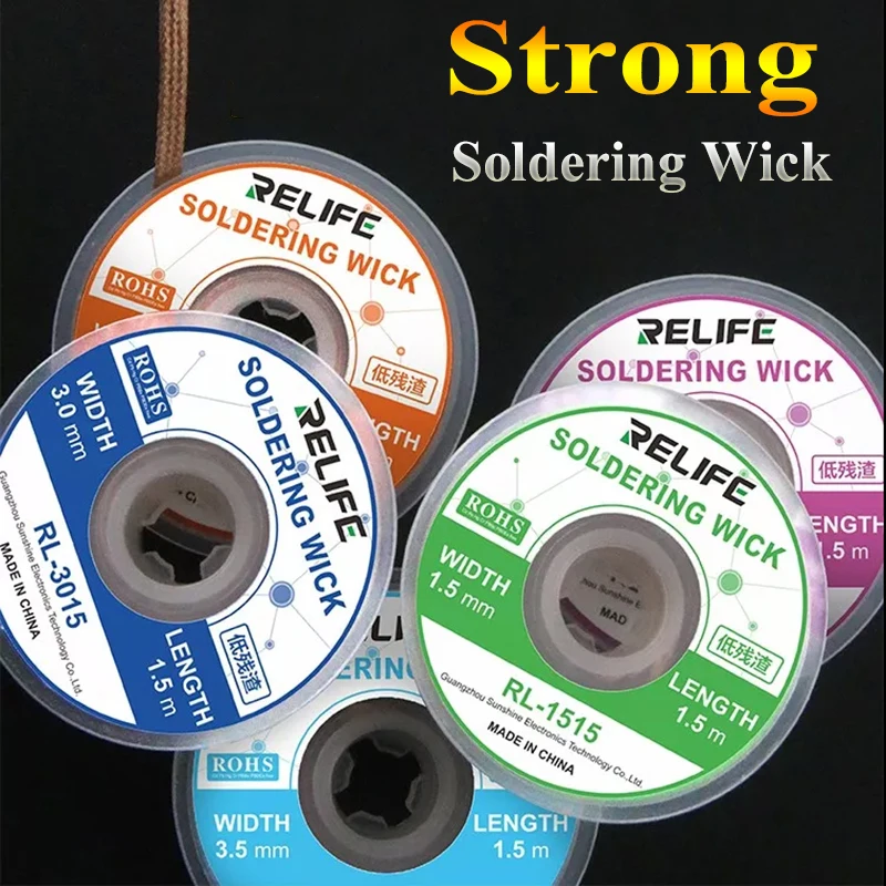 10pcs/lot Solder Wick Desoldering Wire 1.5/2.0/2.5/3.0/3.5mm