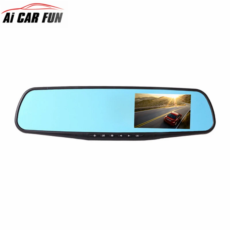 2017 New Car Rear Mirror DVR Driving Recorder Dash Cam 1080P HD Blue Screen 2.8-Inch Anti-Dazzling Blue Mirror