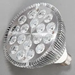 Бесплатная доставка par 38 18 Вт 36 Вт 85-245vac, E27 3000 К, 4000 К, 5500 К LED PAR38 Spotlight лампы 8 шт./лот