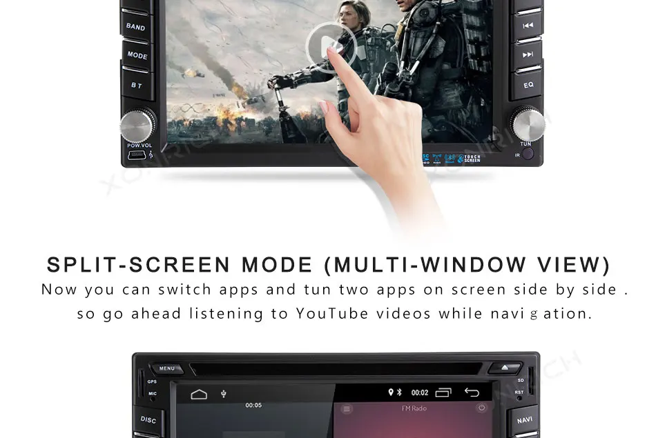 Sale 2Din Android 8.0 Car Multimedia Video Play Tap PC Tablet For Nissan qashqai x-trail almera note juke GPS Navigation Radio Stereo 18