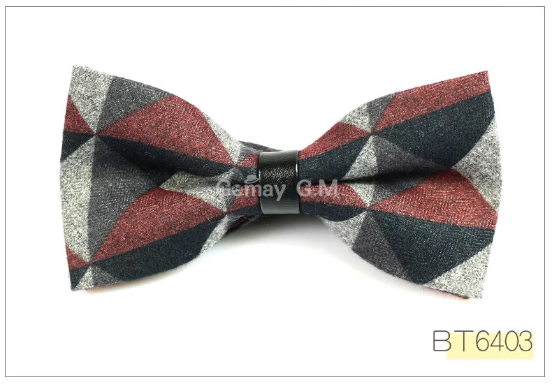 Хлопок и шерсть Bowties для Мужская мода Галстуки Регулируемая Для мужчин S Лук Галстуки классический предварительно связали галстук-бабочка тонкий Gravatas