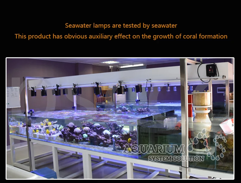 Светодиодный светильник коралловый морской риф танк белый синий аквариум. SPS риф водоросли светодиодный светильник для выращивания кораллов
