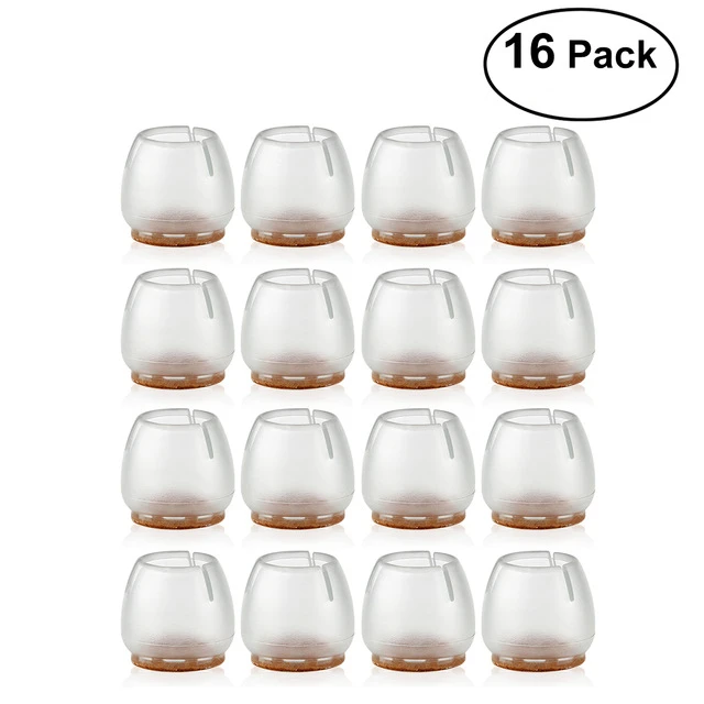 16 piezas de silicona para unids silla patas almohadillas de pie