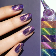 BORN PRETTY 6 мл голографический магнитный лак для ногтей кошачий глаз лак Блестящий лак для нейл-арта дизайн маникюра