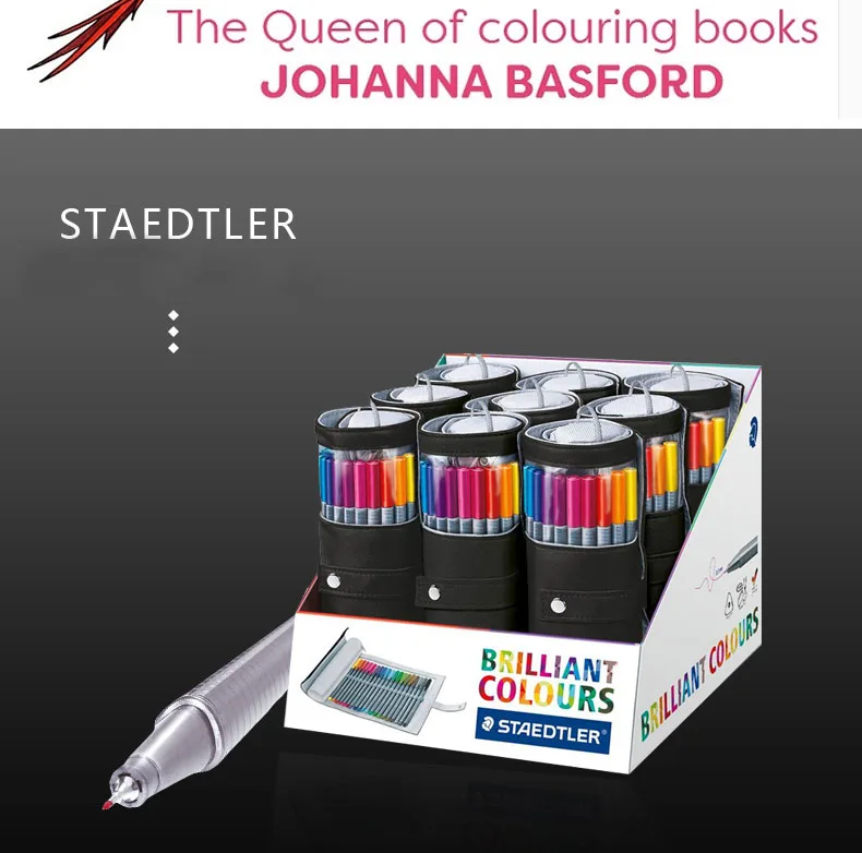 linha caneta de fibra 20 cor mão-pintado saco conjunto de canetas