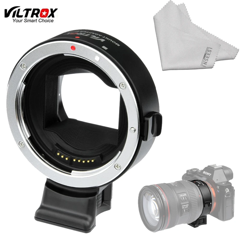 

Viltrox Auto Focus Lens Adapter EF-NEX III Mount lens for Canon EOS EF EF-S Lens to Sony E NEX Full Frame A7 A7R A7SII A6300 Dsl
