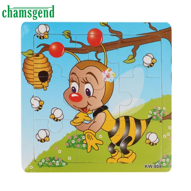 Puzle de madera de abeja bonito rompecabezas de educación y aprendizaje rompecabezas de regalo intelectual Levert Dropship Aug25 _ - AliExpress Mobile