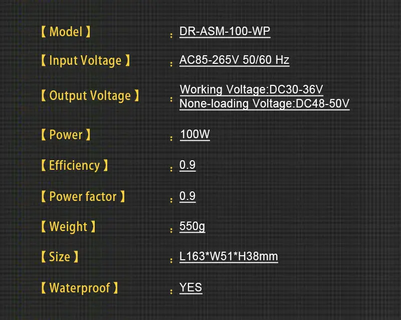 100W