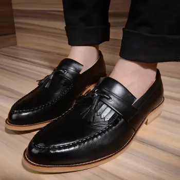 

Tassel Leather Shoes Men Slip On Men Shoes Casual