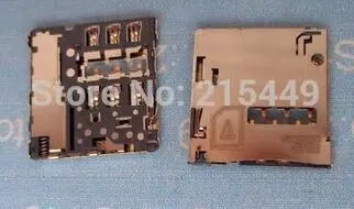 

10pcs/lot sim card reader holder tray socket for samsung I9300 I9500 N7100