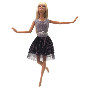

NK One Set Doll Clothes New Handmade Party Doll's Dress Clothes Gown For Barbie Doll Best Baby Gift G087