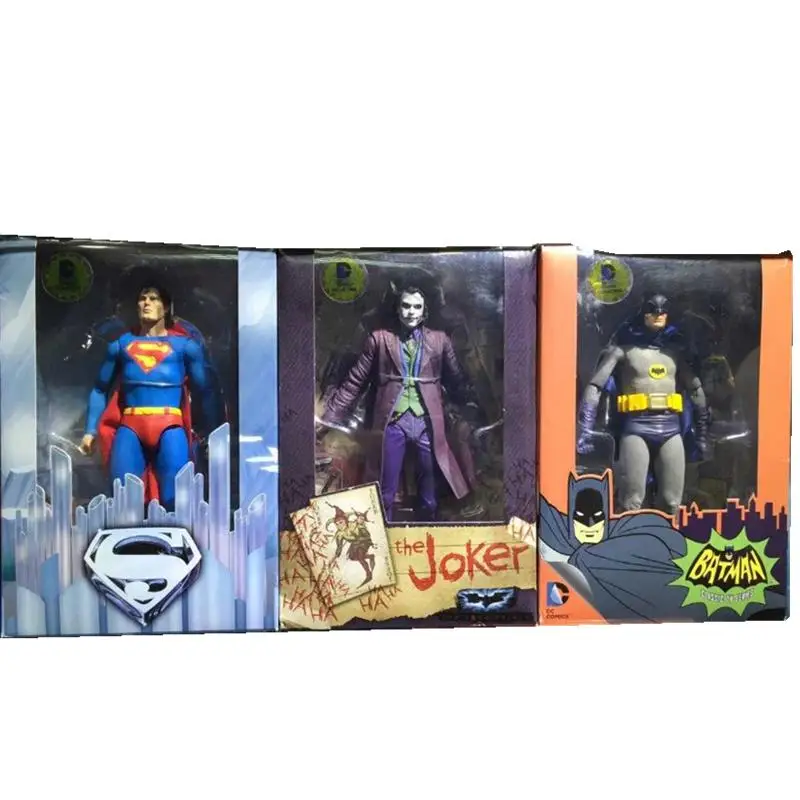 NECA DC Comics Superman VS. Бэтмен Джокер масштаб 1/8 окрашенная ПВХ экшн фигурка