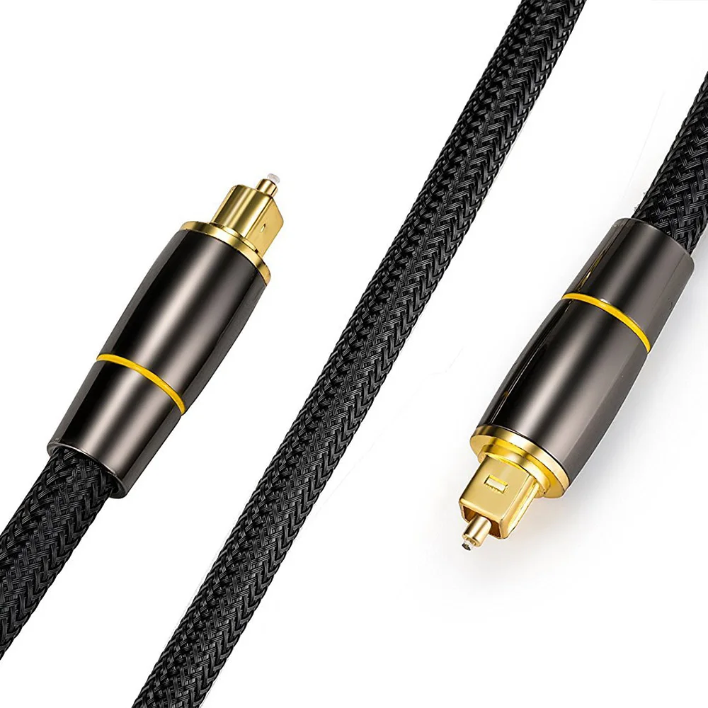 1 м 2 3 Цифровой оптический аудио кабель SPDIF коаксиальный 5 каналов для усилителей