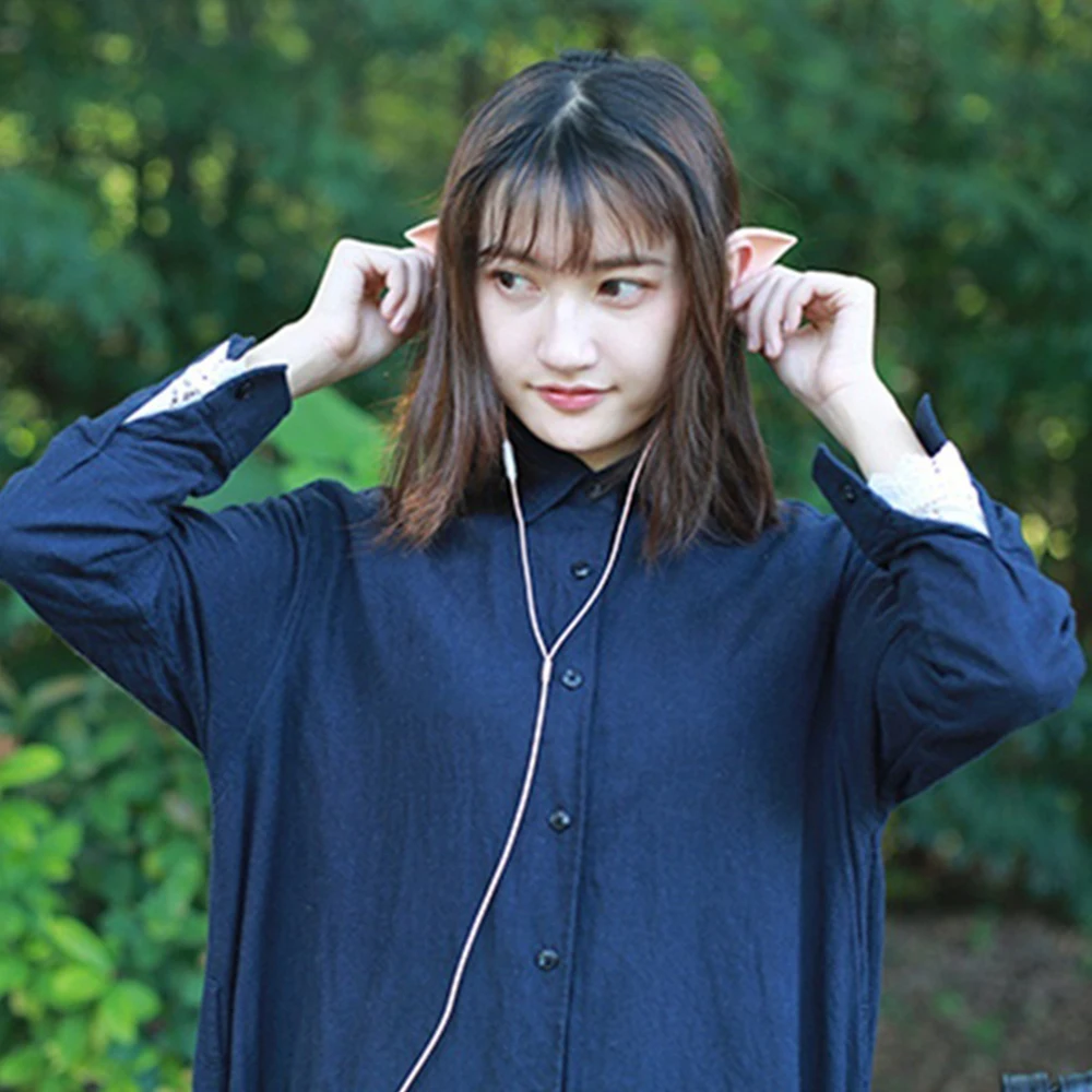 

Elf ear in-ear wired earphone with Mic for xiaomi for iphone for Samsung Girl earphone Cartoon wired earphone