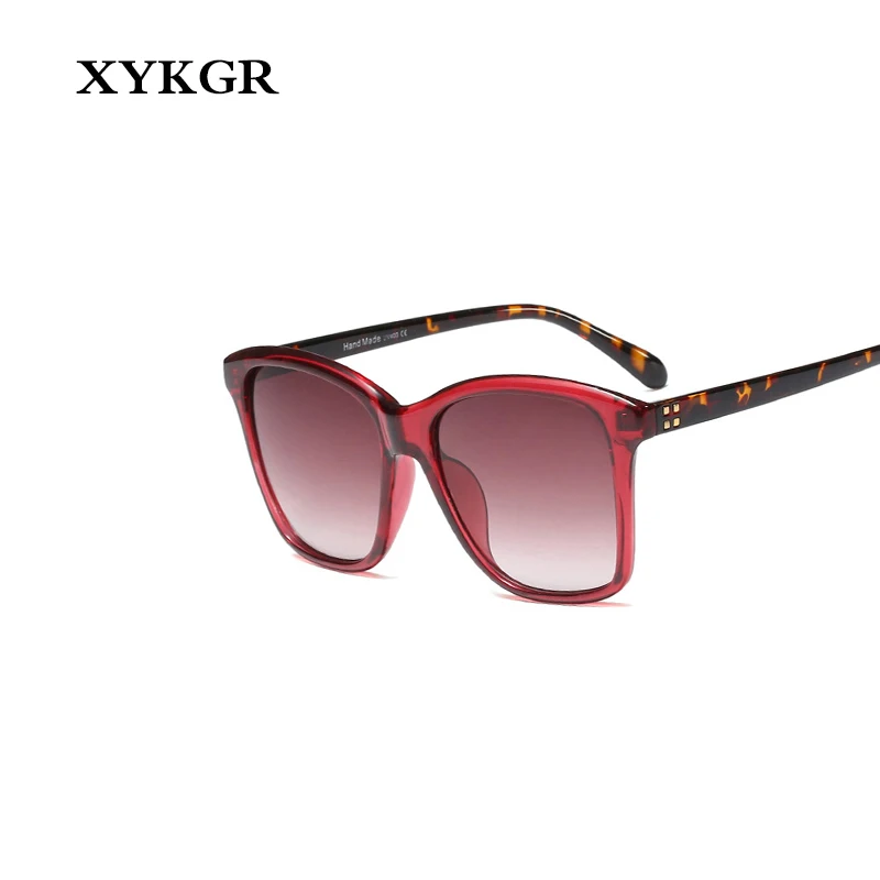 XYKGR новые модные солнцезащитные очки женские трендовые брендовые дизайнерские черные оправы красные оправы Солнцезащитные очки мужские и женские универсальные очки UV400