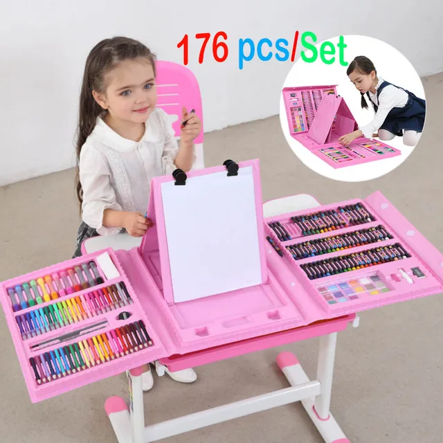 Colored Pencil Artist Drawing set Painting Graffiti Brush Crayon Marker Pen  kids Gift Daliy Entertainment Toy Art Sets