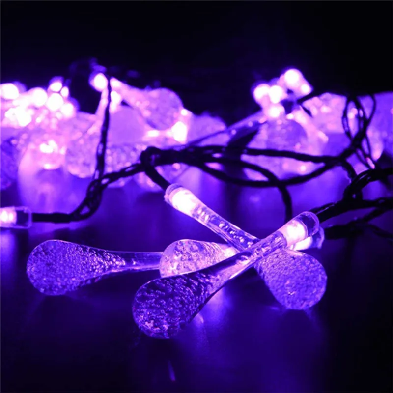 lederTEK  6m 30 LED 8 Modes Solar Christmas Lights (1)