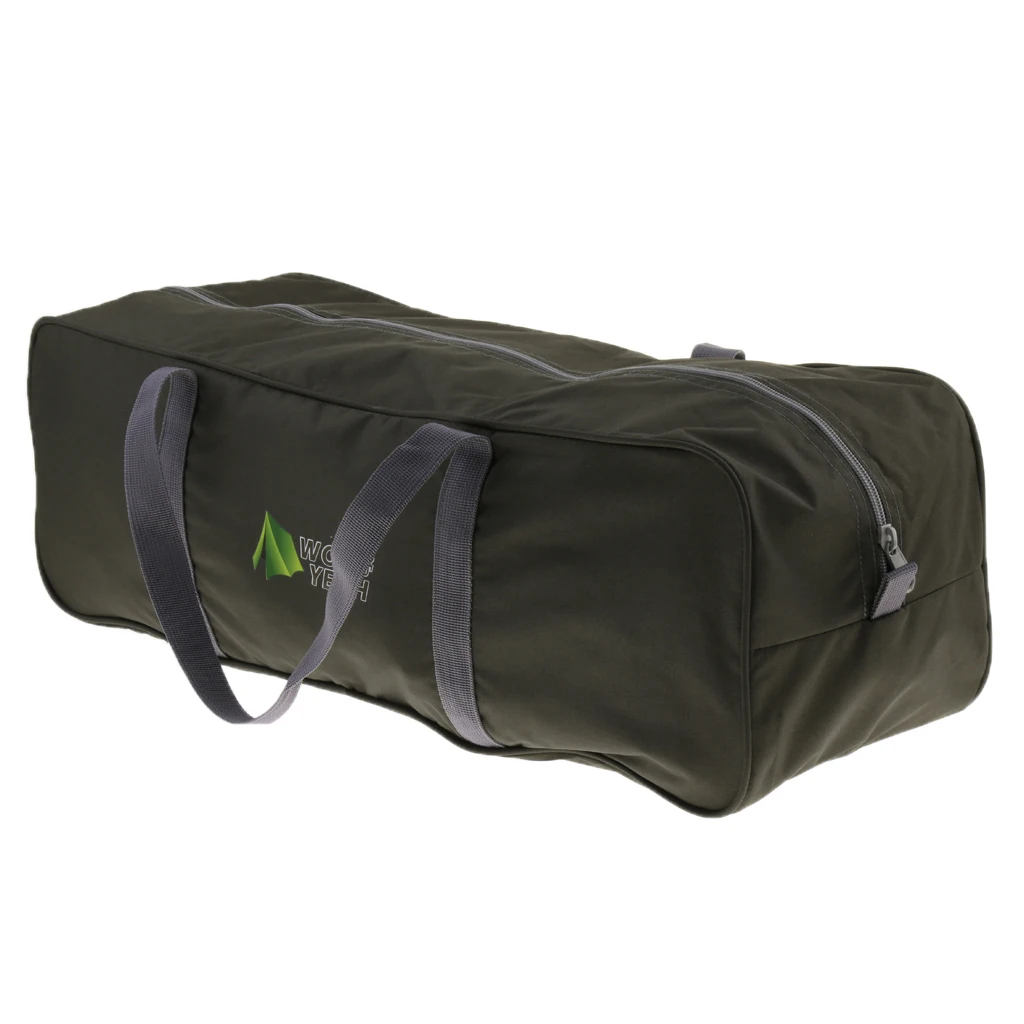 2Pcs Waterproof   Oxford Cloth Outdoor Travel Duffel Bag Camping Equipment Zipper Storage Bag M/L For Camping Hiking Travel