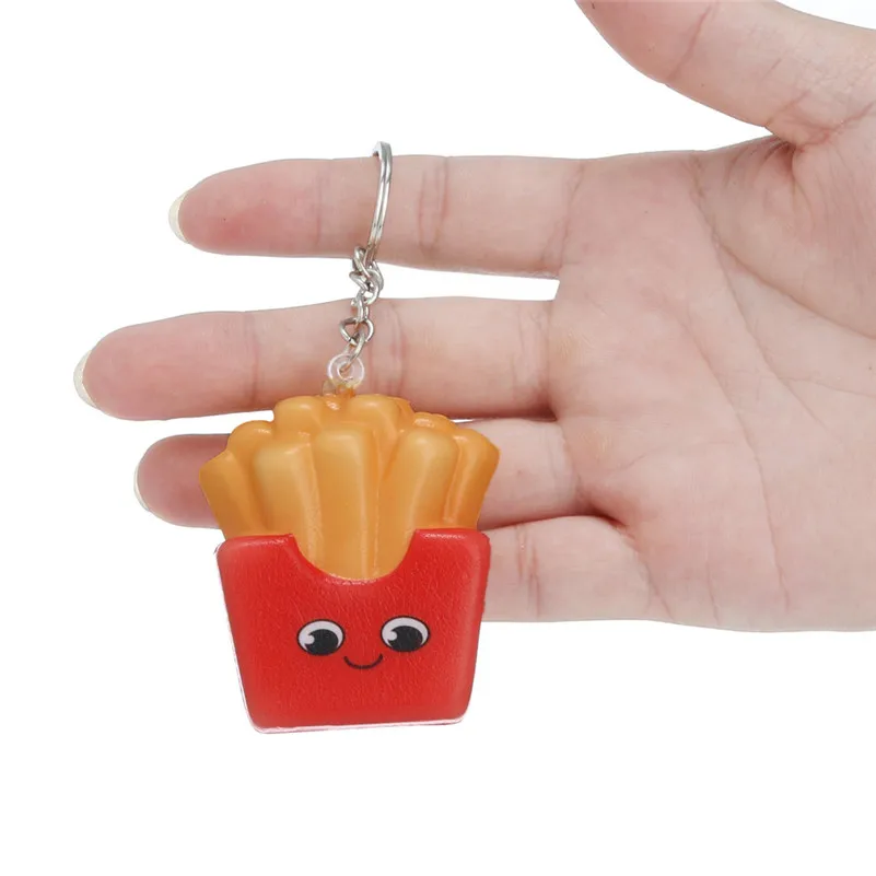 2021 Новый Стиль Squishies Kawaii С мультяшным изображением картофеля фри чипы медленно
