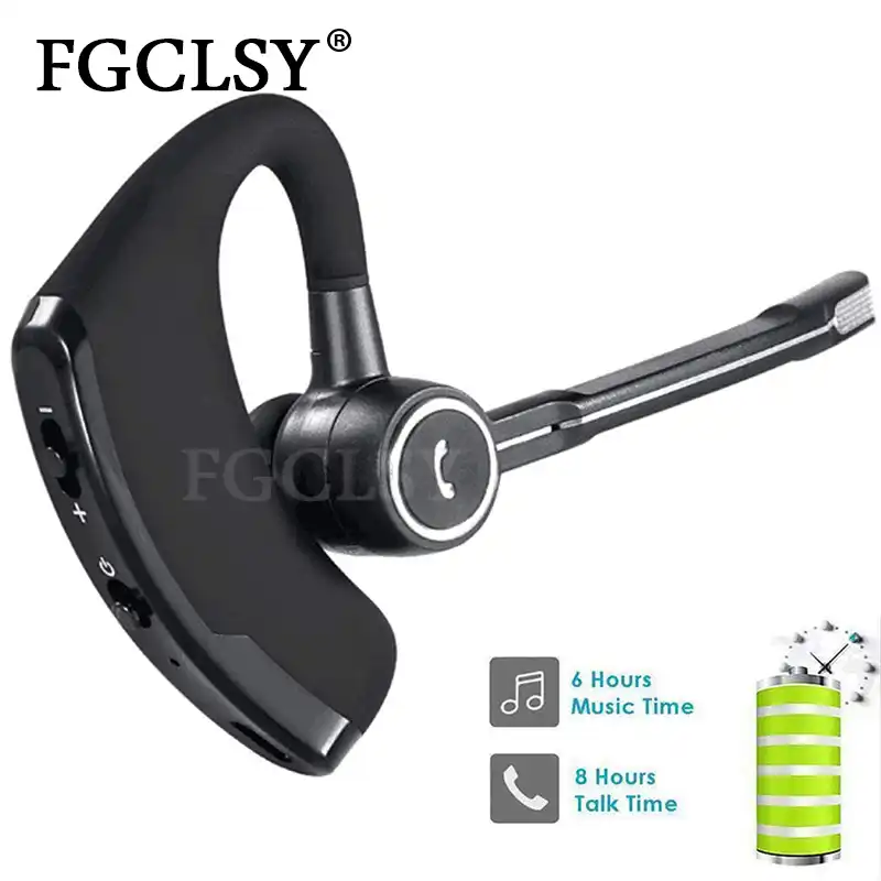 Fgclsy V8s ビジネス Bluetooth イヤホンワイヤレスヘッドセットマイクでハンズフリー車の Bluetooth 耳フック Iphone Xr 7 6 S Aliexpress