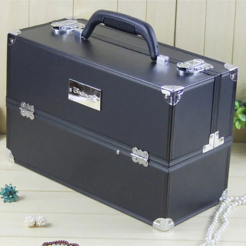 

Multilayer Cosmetic Case,Makeup artist Toolbox ,Make-up NailsTools box,Beauty Handbag Portable drawer type powder cosmetic case