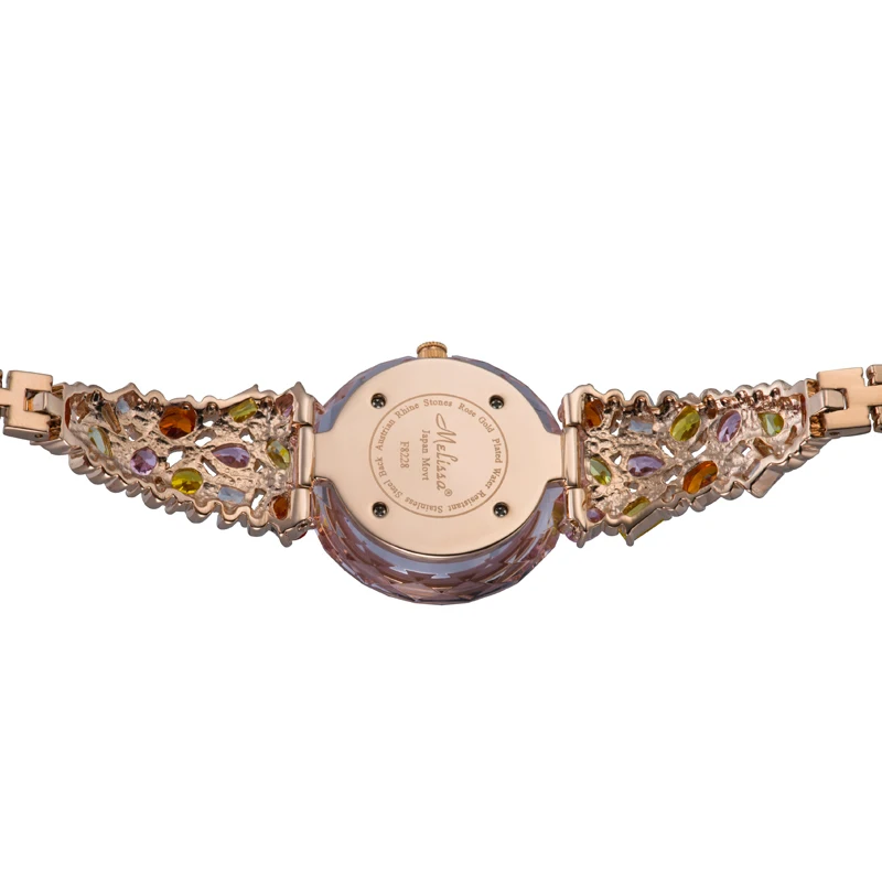 Nouvelle Melissa dame montre pour femme japon Quartz haut à la mode robe Bracelet strass coquille l
