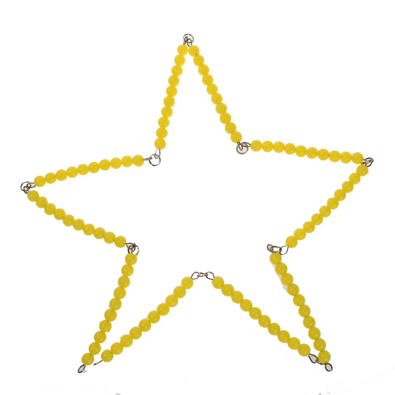 

BOHS Montessori Hundred Chain Teaching Aids Professional Edition Montessori Mathematical Education 100 Beads Chain Material
