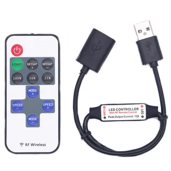

USB LED Strip Controller USB 11KEY Controller RF Remote 11Key Led Remote Controller USB 2835 5050 Magic Home For Led Strip Light