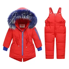 Kids Coats Winter Girl & Boys Baby Fur Snowsuit Hoodies Jacket Duck Down Baby Girl Snows Outfits Snow Wear Jumpsuit Winter Coat 2018 winter warm baby duck down rompers infant boy thick jumpsuit baby snow wear coats girl snowsuit newborn clothes