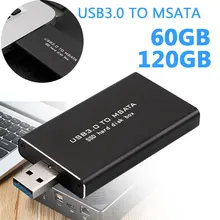 Portable Mobile Hard Drive SSD 60GB 120GB External Hard Drives USB3.0 Super Speed Memory Convenience Laptop Computer