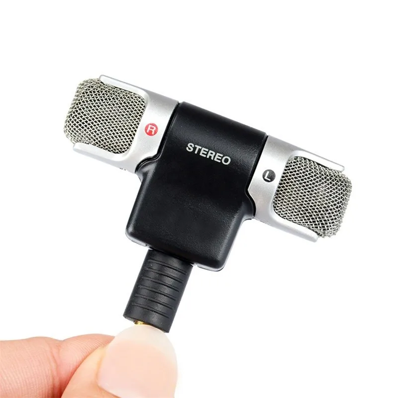 Buy Professional Stereo External Microphone Dual Wireless Mic Recording with