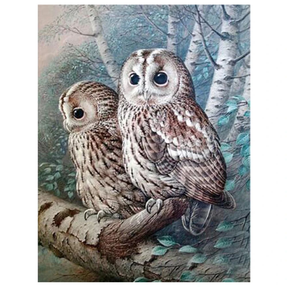 Aliexpress.com : Buy Square Full Diamond Painting Owl Cross Stitch 5D