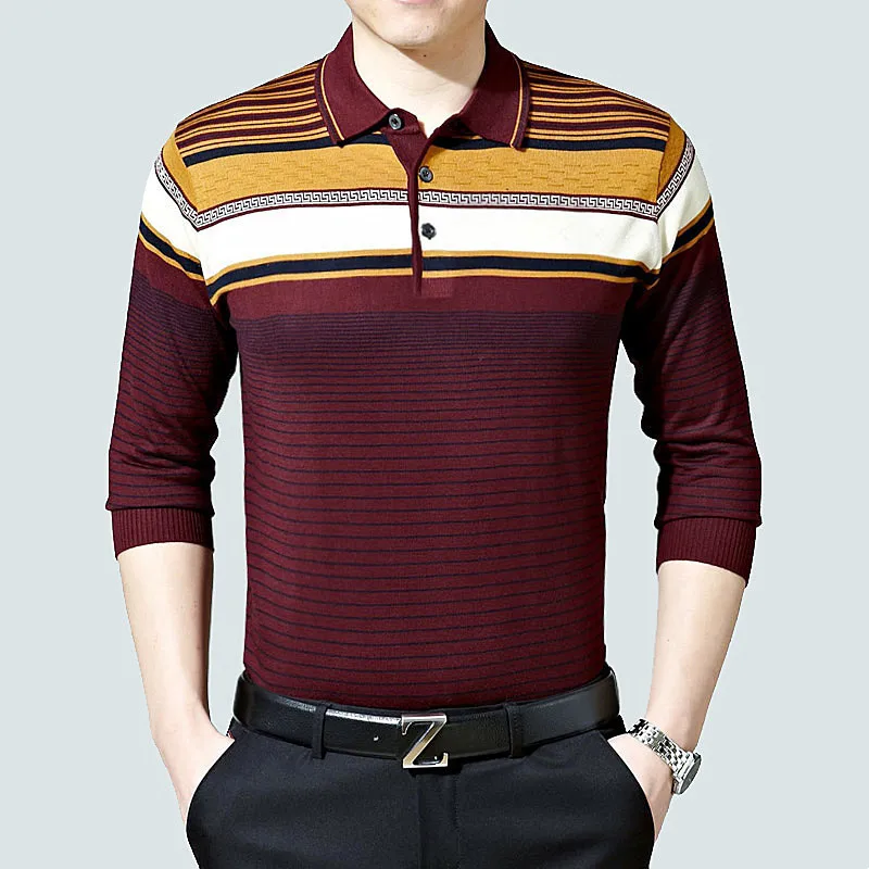 Осенний Повседневный кашемировый свитер-пончо шерстяной мужской свитер пуловер с длинными рукавами рубашки мужские с карманом свитер - Цвет: 04