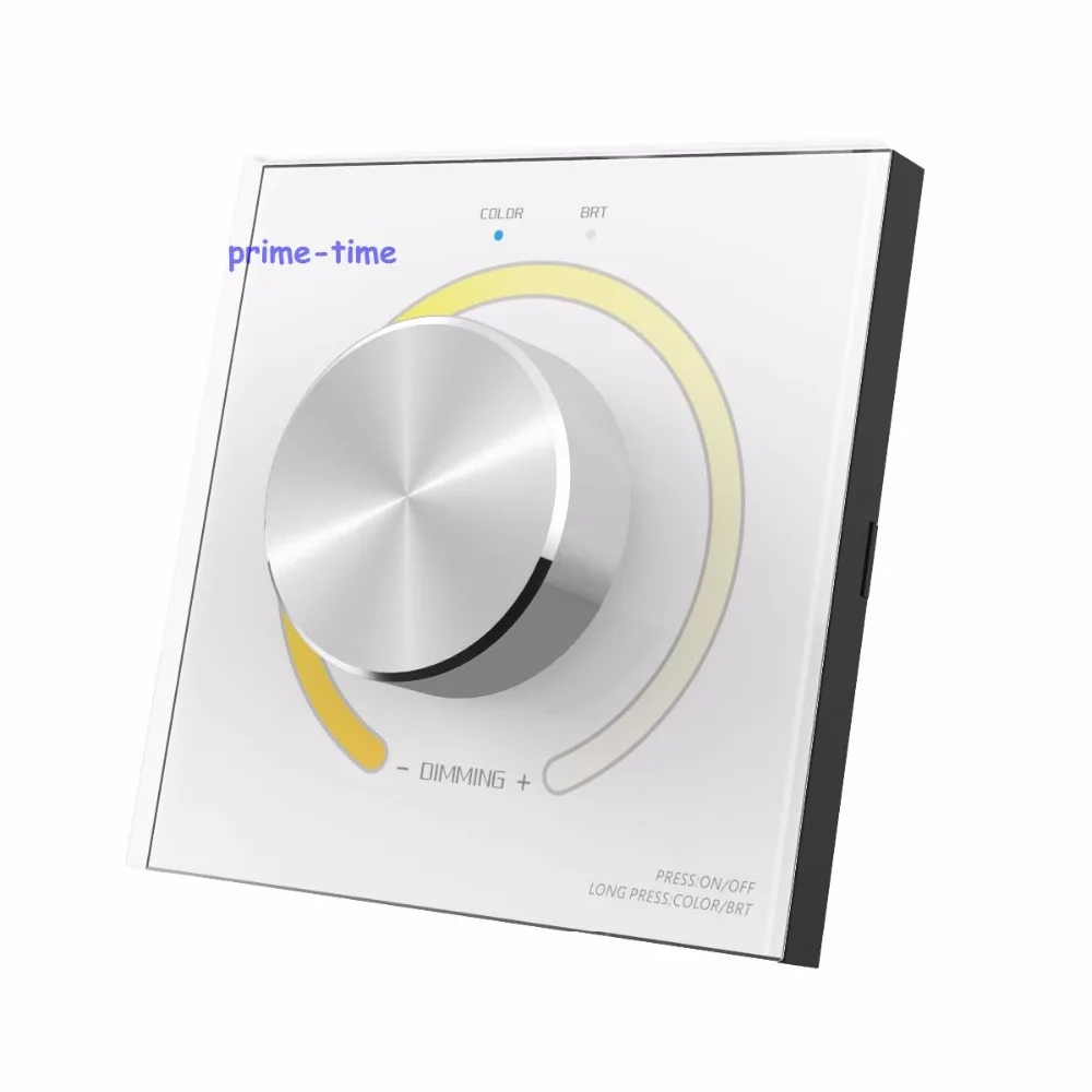

LTECH DX62 Wall Mount 2.4G RF Wireless LED Sync CCT Color Temperature Controller DMX512 Signal Ouput for Dual White Strip