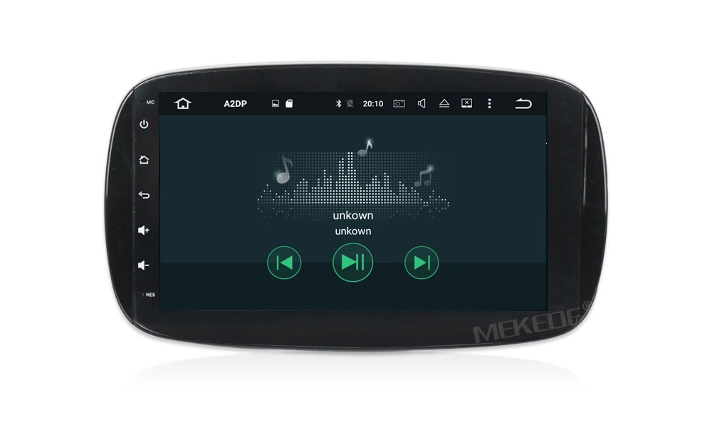 Sale MEKEDE Picture in picture function Octa core Android 8.0 Car tape recorder GPS DVD Player For Mercedes Benz SMART 2015 2016 14